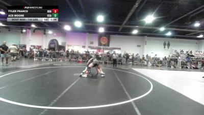 144 lbs Quarterfinal - Tyler Franco, Bonita HS vs Ace Moore, Vegas Sport WC