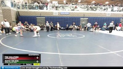 106 lbs Quarterfinal - Tre Hallford, Fighting Squirrels vs Rayce Wilson, Upper Valley Aces