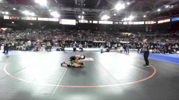 5A 120 lbs Cons. Round 1 - Zeth Kendall, Blackfoot vs Ethan Woolsey, Middleton