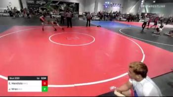 102 lbs Consolation - Elias Mendiola, NM Gold vs Jadyn Wren, Red Wave