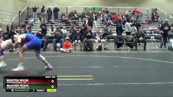 140 lbs Quarterfinal - Braxten Roche, Shamrock Select vs Brayden McKay, American Gladiators