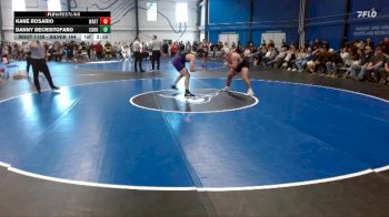 Silver 184 lbs Cons. Round 2 - Danny DeCristofaro, Cornell College vs Kane Rosario, Wartburg
