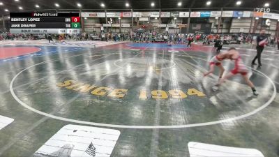 70 lbs Champ. Round 2 - Bentley Lopez, Siouxland Wrestling Academy vs Jake Draper, Touch Of Gold