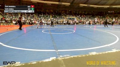76 lbs Quarterfinal - Tate Russell, ReZults Wrestling vs Tate ODell, Refinery
