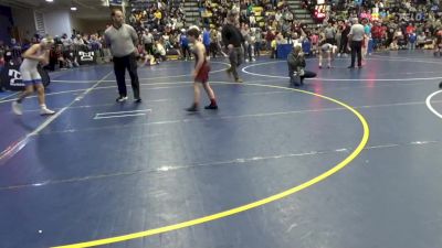 84 lbs Round Of 32 - Max Staples, Steel Valley Renegades vs Brock Morgan, Trinity