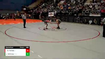 2 lbs Quarterfinal - Brayden Forbes, James River vs James Withrow, Poquoson