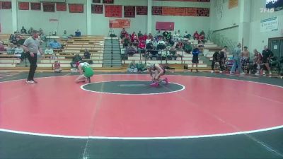 G 120 lbs Round 5 (6 Team) - Ella Clark, Smith Center HS vs Kylea Morrison, Pomona-West Franklin HS