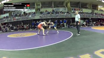 126 lbs Round 1 (4 Team) - Elijah McCrery, Bennington vs Riley Bishop, Doniphan-Trumbull