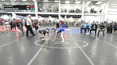 139 lbs Round Of 16 - Lyla Malo, Mayo Quanchi WC vs Madison Mullen, Bow Brawlers