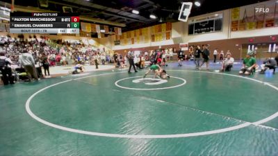 78 lbs Quarterfinal - Emanuel Chambers, Poway Elite vs Paxton Marchesson, MTC - MANTANONA TRAINING CENTE