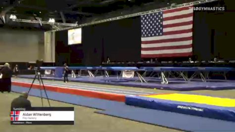 Aidan Wittenberg - Tumbling, Flip Factory - 2021 USA Gymnastics Championships