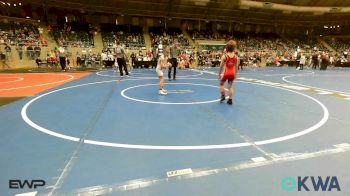 60 lbs Round Of 16 - Roman Rappe, Fort Gibson Youth Wrestling vs Ripp Bentley, Collinsville Cardinal Youth Wrestling