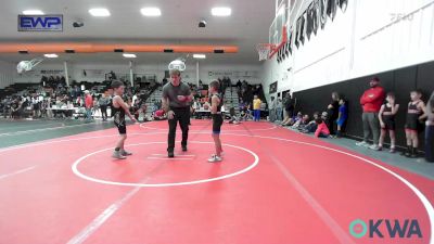 70 lbs Quarterfinal - Kyce Dark, Raw Wrestling Club vs Greyson Burney, Henryetta Knights Wrestling Club