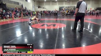 130 lbs Round 2 - Calin Howard, Menomonie Wrestling Club vs Brandt Tisdel, New Prague Wrestling