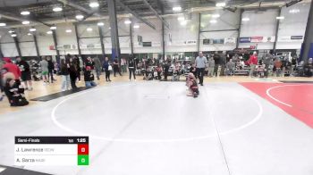 78 lbs Semifinal - Julian Lawrence, Redwave WC vs Andrew Garza, Madera WC