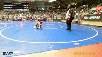 55 lbs Round Of 16 - Braylee Botler, MN Elite vs Zoey Willis, Tj Trained