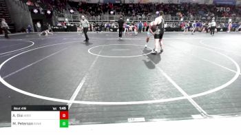 218 lbs Quarterfinal - Ayden Gisi, Aberdeen, SD vs Mateo Peterson, SOWELA CREW