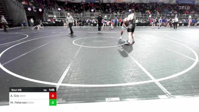 218 lbs Quarterfinal - Ayden Gisi, Aberdeen, SD vs Mateo Peterson, SOWELA CREW