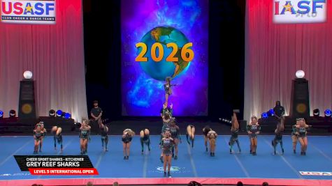 Cheer Sport Sharks - Kitchener - Grey Reef Sharks [2026 L5 International Open Finals] 2026 The Cheerleading Worlds