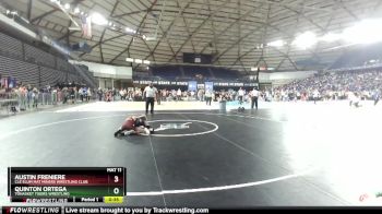 88 lbs Champ. Round 1 - Austin Freniere, Cle Elum Mat Miners Wrestling Club vs Quinton Ortega, Tonasket Tigers Wrestling