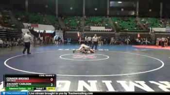 160 lbs Cons. Round 3 - Zachary Carlson, New Hope HS vs Connor Brooks, Oak Grove