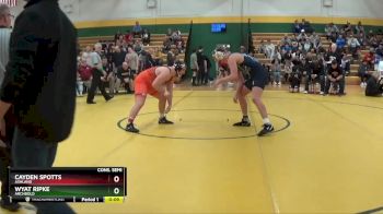 215 lbs Cons. Semi - Wyat Ripke, ARCHBOLD vs Cayden Spotts, ASHLAND