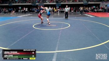 152G 3rd Place Match - Lexi Cook, Metlakatla High School vs Jenna Yeoman, Kenai Central High School