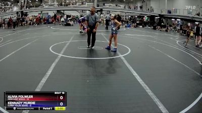 64 lbs Round 5 (8 Team) - Alivia Folwler, MGW Lost Souls vs Kennady Murdie, Curby Polar Bears