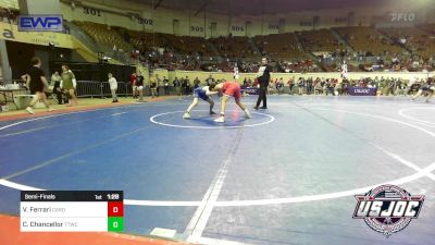 119 lbs Semifinal - Vinny Ferrari, Cardinal Wrestling Club vs Conner Chancellor, Team Tulsa Wrestling Club