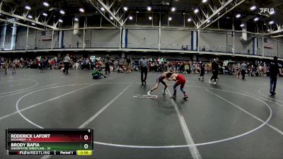 72 lbs Round 2 (10 Team) - Brody Bafia, Undisputed Wrestling vs Roderick LaFort, Doughboy