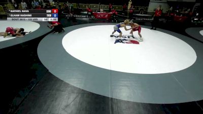 113 lbs Cons. Semis - Nathiel Nava, Southwest Stallions Wrestling Club vs Elham Hashimi, Tri Valley Elite Wrestling Club