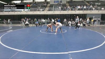 145 lbs Final - Bradon Binetti, Fair Lawn vs Bentley Felmlee, Lewistown