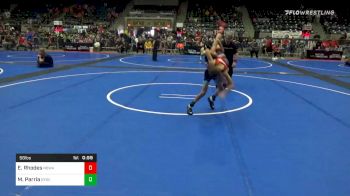 58 lbs Consolation - Elias Rhodes, Nebraska Wrestling Academy vs Mason Parria, Bayou Elite WC