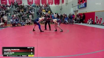 190 lbs Champ. Round 1 - Kaleb Duzik, Moffat County vs Cooper THURSTON, North Sevier