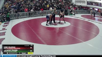 150 lbs Champ. Round 1 - Layronz Fraser, Granite Hills (El Cajon) vs Jose Villegas, San Tan Foothills High School