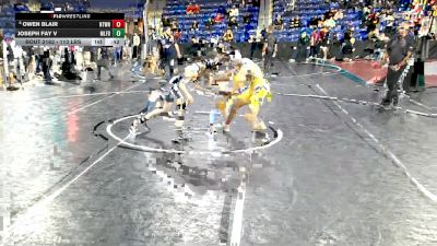 113 lbs Consi Of 8 #1 - Owen Blair, Newtown vs Joseph Fay V, Milford NH