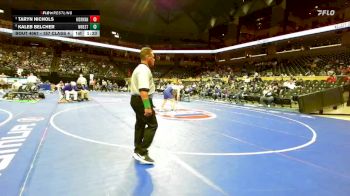 157 Class 4 lbs Champ. Round 1 - Taryn Nichols, Hickman vs Kaleb Belcher, Northwest