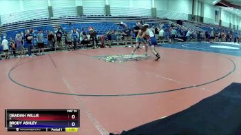 106 lbs Semifinal - Obadiah Willis, IL vs Brody Ashley, MI