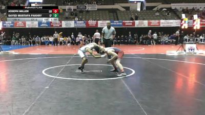 113 lbs Champ Round 1 (16 Team) - Sayed Mustafa Fakhry, Colonial Forge vs Joseph Miller, Liberty