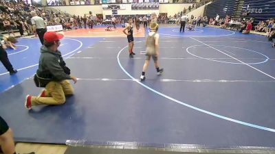 80 lbs Quarterfinal - Bentley Goodwin, Southside Youth Wrestling vs Vann Bray, Rogers Iron Wrestling