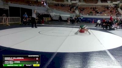 D2-132 lbs Quarterfinal - Angelo Villarreal, Independence vs Mitchell Jones, Campo Verde