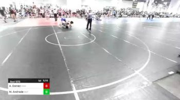 160 lbs Consi Of 8 #1 - Ash Gomez, Dominator Wrestling vs Miguel Andrade, Inependent