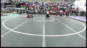 Boys 132 lbs Champ. Round 1 - Fransisco Rivera, Hollister Boys vs Francisco Pineda, Serra Boys