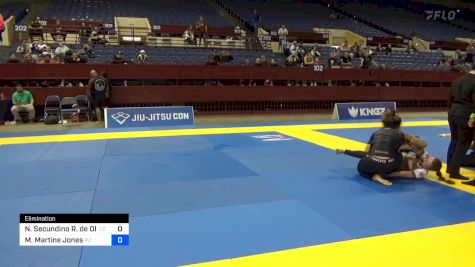 Nicole Secundino R. De Oliveira vs Michaela Martine Jones 2024 Pan IBJJF Jiu-Jitsu No-Gi Championship