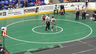 91 lbs Round Of 16 - Cidney Shaffer, Lackawanna Trail vs Makenzie Boozer, Muncy