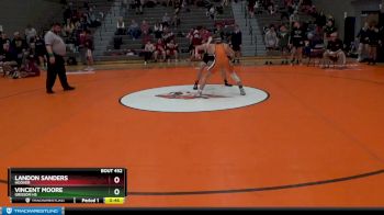 122 lbs 5th Place Match - Landon Sanders, Hoover vs Vincent Moore, Grissom Hs