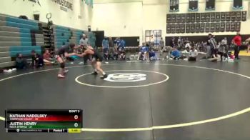 126 lbs Round 3 (3 Team) - Justin Henry, Rock Springs vs Nathan Nadolsky, Thompson Valley