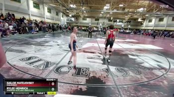 91 lbs Round 4 - Sailor Matejovsky, Eaglecrest vs Rylee Heinrich, American Outlaws Wrestling