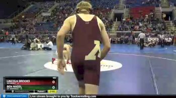 182 lbs Placement Matches (8 Team) - Ben Nagel, W1-Bismarck vs Lincoln Brooks, W2-Minot