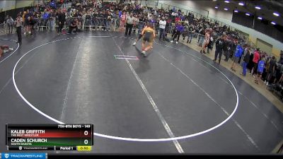 149 lbs Cons. Semi - Caden Schurch, South Dakota vs Kaleb Griffith, The Best Wrestler